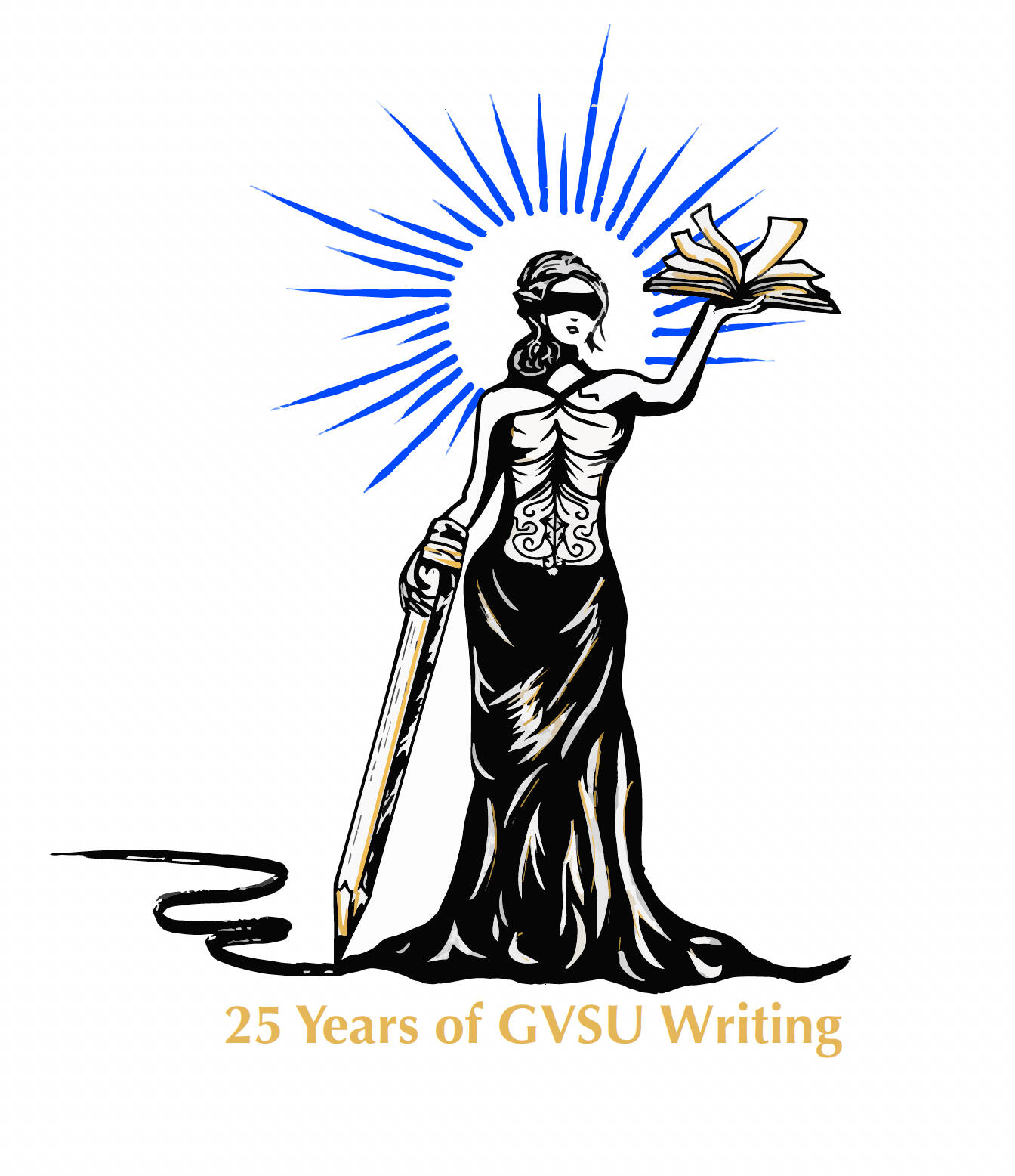 Anniversary Logo designed by WRT Major, Kelsie Manor ('26)